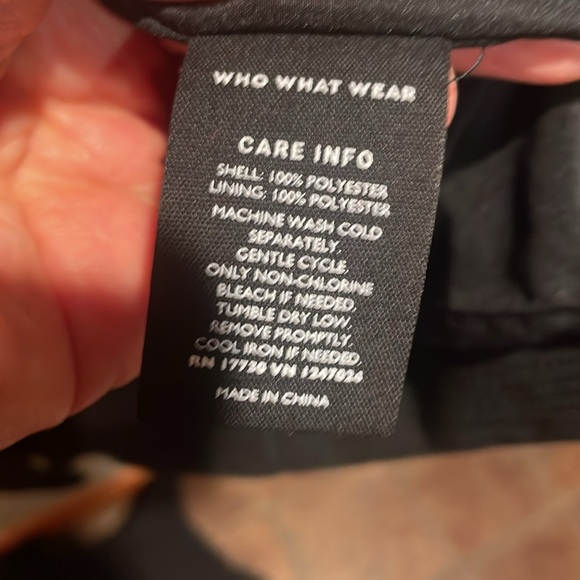 Who What Wear Black Bell Sleeve Blazer, Size S - Picture 5 of 6